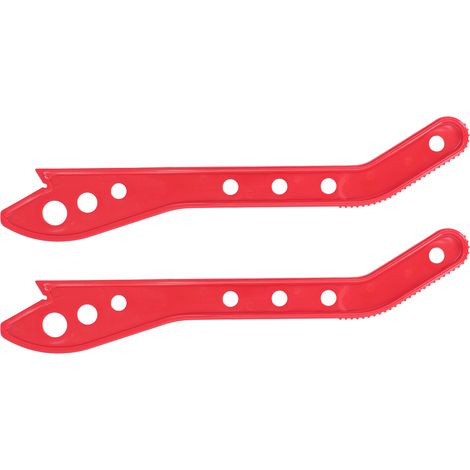 Bâton poussoir de sécurité pour le travail du bois, scie de Table ergonomique en plastique de couleur rouge, 2 pièces