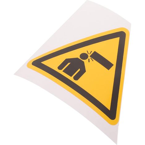 Autocollant D'avertissement Attention Hauteur sous Plafond en Pvc Jaune, Installation Rapide et Adhérence Fiable pour Parkings et Entrepôts (1/5)