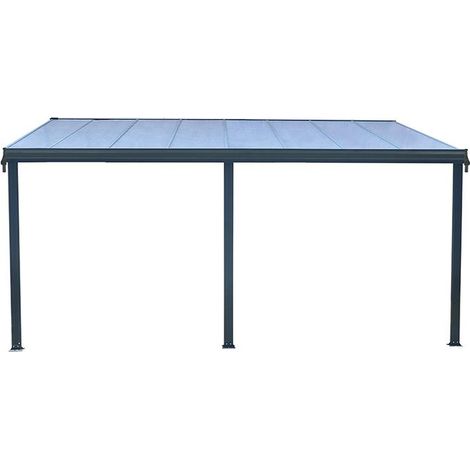 Terrassenüberdachung anthr. 496x303x258 cm (1/3)
