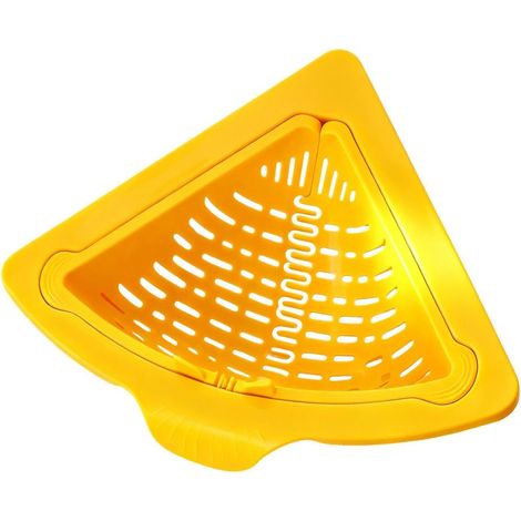 Égouttoir d'angle 5 cm pour évier Support passoire de cuisine (1/5)