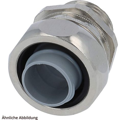 FLEXA US-P Metallverschraubung gerade Gewinde PG29x1,588 für Schlauch-Außendurchmesser 36,0mm für Schlauch-Innendurchmesser 29,0mm - 1 Stück (1/3)