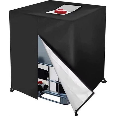 FENOPLASTICABache cuve IBC 1000L, 420D anti-UV anti-poussière, avec fermeture éclair 120x100x116cm