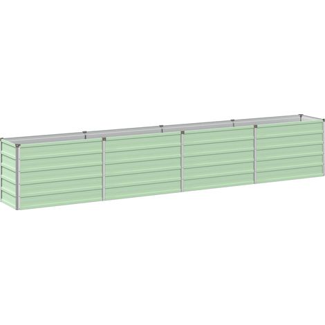 Raised Garden Bed Pastel Green 320 x 40 x 55 cm vidaXL