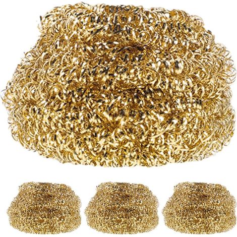 4pièces Kit de Boules Fil de Cuivre pour Nettoyage Embouts de Fer à Souder pour Éliminer Résidus de Soudure Compact et Facile à Transporter (1/5)