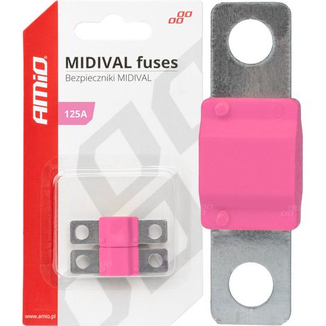 Fusibles Midival pour voiture MTA, 2 pièces, 125 A, amio-03480