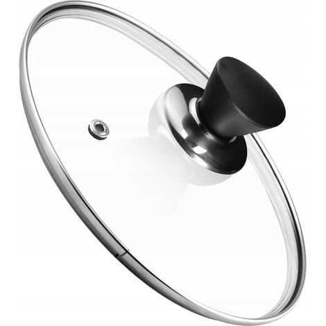 KADAX Couvercle en Verre Couvercle 26 cm Pot à Frire Universel résistant à la Chaleur (1/5)