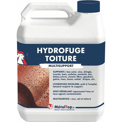Hydrofuge Toiture - Pot 1 L - Incolore - Metaltop (1/5)