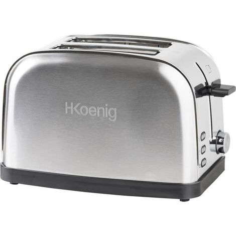 Two-slice toaster - HKoeNIG - TOS7 - 850 W - Stainless steel