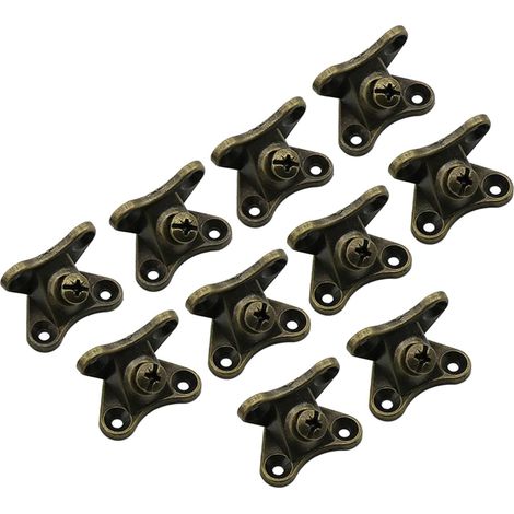 Pack of 10 Removable Combination Corner Butterfly Antique Green (1/2)