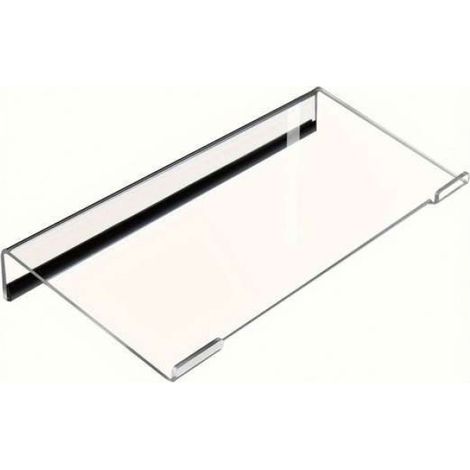 Support clavier ergonomique acrylique coussinets antidérapants inclinable, pour maison et bureau (1/4)