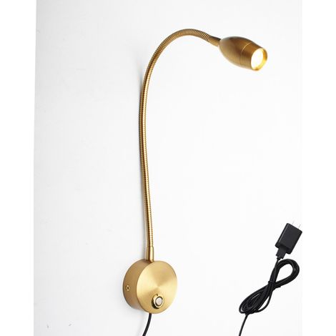 Lampe de lecture murale LED, lampe de chevet lumineuse pour chambre (1/5)