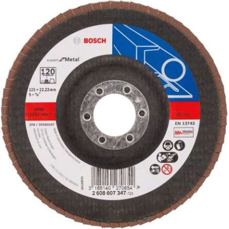 Bosch Accessories 2608607347 X551 Disque segmenté Diamètre 125 mm Ø de perçage 22.33 mm acier 1 pc(s) X985552 (1/2)