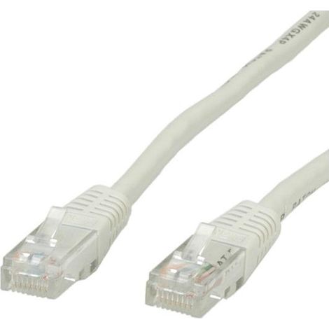 VALUE UTP Cat.5e 1 m cavo di rete Grigio Cat5e U/UTP (UTP) (1/2)