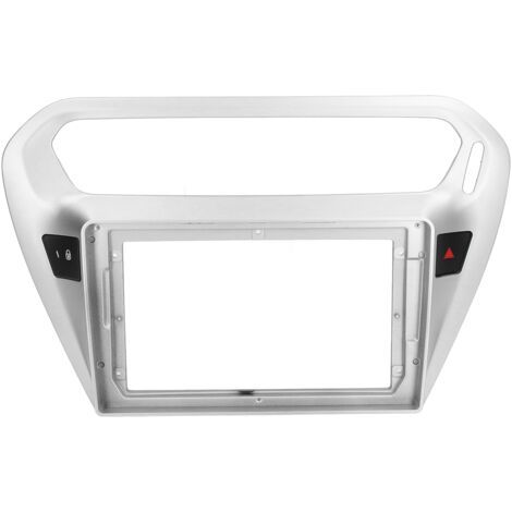 Navigationsblendenrahmen für 9-Zoll-2-DIN-Autoradio, Armaturenbrett-Einbaublende, Ersatzteil für Citroën Elysée 2014–2018 (1/5)