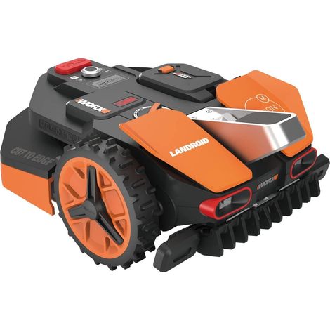 Robot Tondeuse sans Fil périphérique 800 m² Surf.Max 900 m², Installation en 30 Min, Caméra 4K + IA Adaptative, évite Tous Les Obstacles, Coupe des Bordures, Multizone (1/5)