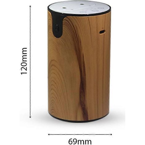 Ätherisches Öl-Diffusor für Zuhause, leiser, intelligenter Auto-Aroma-Diffusor mit zwei Düsen, auslaufsicher, 20 ml, klein