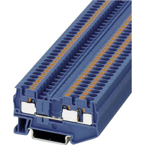 Phoenix Contact 3211775 Durchgangsklemme 6.2 mm Schnellanschluss  Blau 1 St.