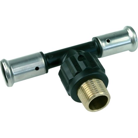 Té mâle PVDF multicouche à sertir TH ou BE Ø20x2.0-3/4-20x2.0 (1/2)