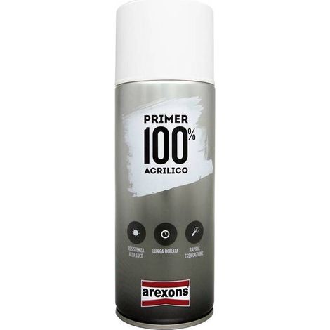 6 x PRIMER ACRILICO SPRAY FONDO ANTIRUGGINE GRIGIO  3653