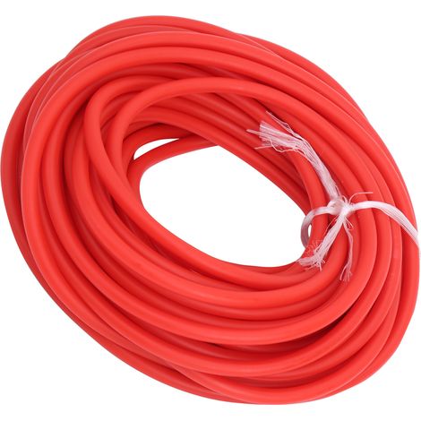 32.8ft Bande élastique en latex 1.7mm intérieur/4.5mm extérieur pour fronde, chasse en extérieur, fitness, rouge (1/5)