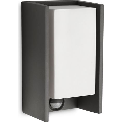 Philips Bridge Applique murale d'extérieur avec Capteur (Anthracite) - Culot E27 - IP44 (1/10)