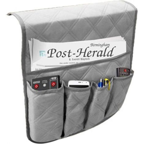 Aufbewahrungstasche für Sofa, Sessel und Armlehnenhalter – grau
