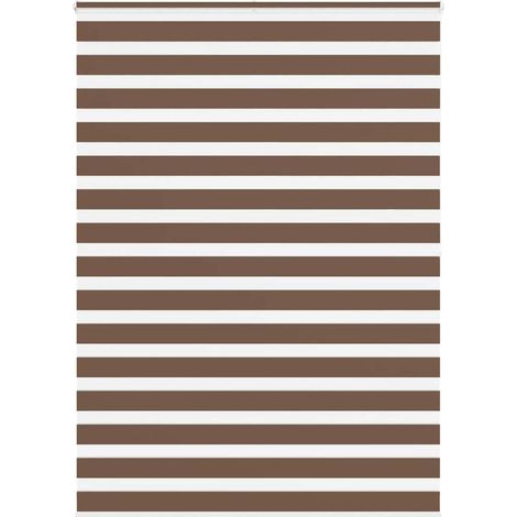Doppelrollo Braun 160x200 cm Stoffbreite 155,9 cm Polyester