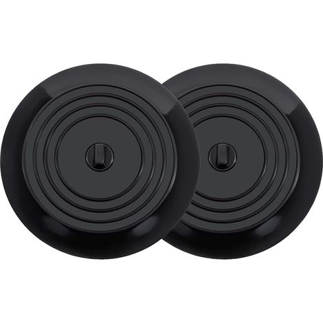2 Bouchons Baignoire Silicone 15cm pour Cuisine Buanderie (1/4)
