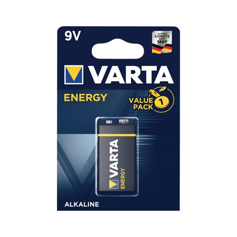 PILA TRANSISTOR ENERGY VARTA - ALCALINA VOLT 9,0- 10 pezzi