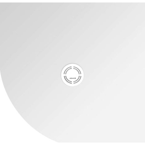 Polysan Flexia - Plato de ducha, 90x90 cm, dimensiones ajustables, blanco 91181
