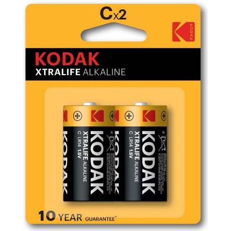 Pile kodak alcaline xtralife c lr14 blister2 (1/5)