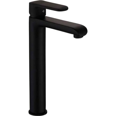 Invena SIROS Robinet lavabo noir mat design moderne (1/2)
