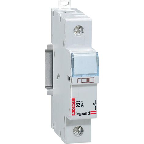 Coupe-circuit 1P 400V pour cartouche cylindrique domestique 25A (sans cartouche) - LEGRAND - 5813