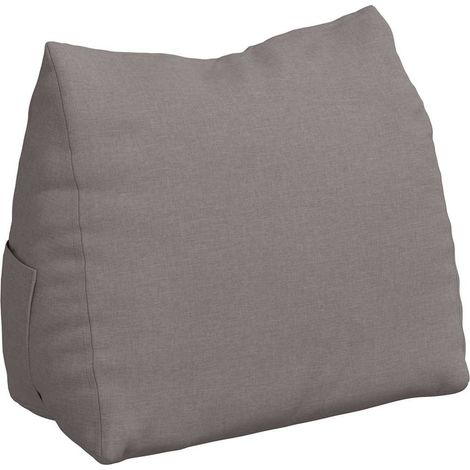 Back Pillow Taupe 60 x 20 x 50 cm Fabric vidaXL