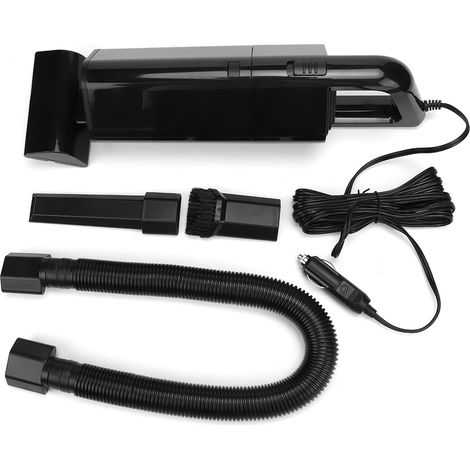 Aspirateur portatif puissant 12V 120W 4000PA sec et humide pour voiture, main, noir (1/5)
