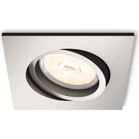 PHILIPS Faretto Da Incasso Orientabile Cromato Opaco Senza Lampadina