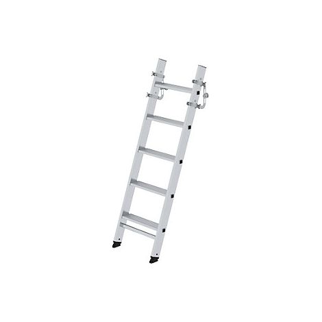 Escalera de mano con peldaños planos para camión/remolque  5