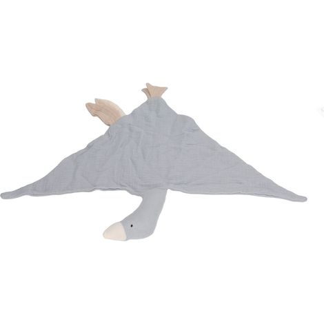 Housse de protection en coton respirant pour nourrisson en forme de petit canard - Couleur gris brumeux (1/5)