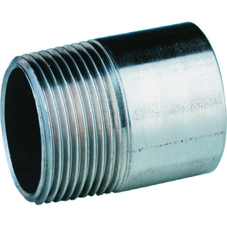 Edelstahl-Anschweißnippel 1/2" x 35mm 1.4404