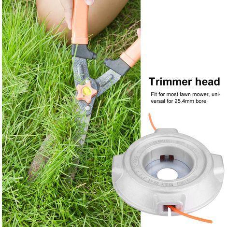 Tête de Débroussailleuse Universelle Pro en Aluminium pour Perçage 25.4mm avec Galet de Fil Nylon (1/3)