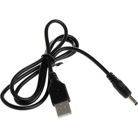 Ladekabel mit Hohlstecker (USB-A-Stecker auf 3,5 x 1,35 mm Klinkenstecker), robust