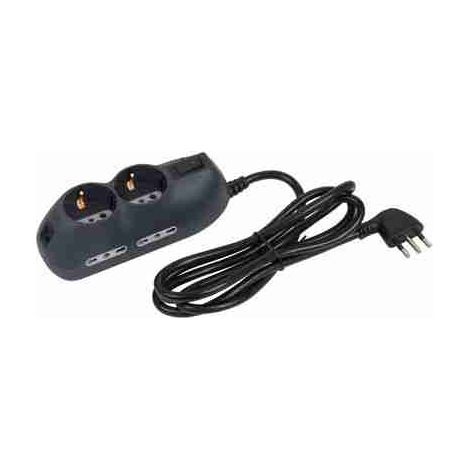 BTI3695GB Multipresa con 4 prese 2P+T bipasso 10/16A - grigia