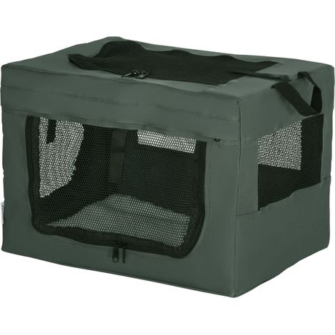 48.5cm Pet Carrier,  Cushion, for Miniature Dogs - Grey (1/5)