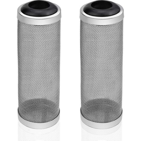 Lot de 2 couvercles de filtre de protection pour crevettes de 16 mm - Utilisés pour protéger les poissons et les crevettes contre l'inhalation. (1/5)