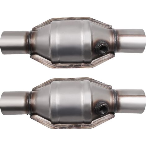 Universal 2.25 Inch 1pc Catalytic Converter T409 Stainless Steel