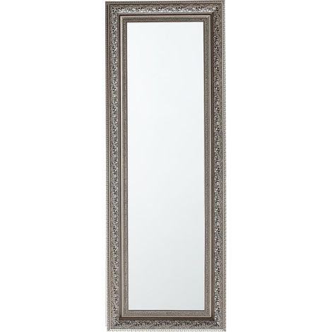 Beliani – Miroir mural rectangulaire 140 x 50 cm – Cadre doré vintage – Accrochage vertical ou horizontal – Élément décoratif pour salon ou chambre (1/5)