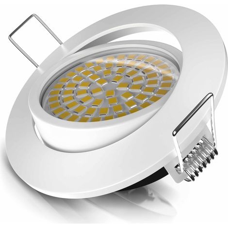 Brandson LED Einbaustrahler schwenkbar Warmweiß 3000K Deckenspot / Deckenstrahler 5W - 320 Lumen (1/5)