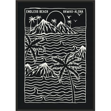 Bild Poster im Rahmen 53x73 cm Hawaii P1086 (1/4)