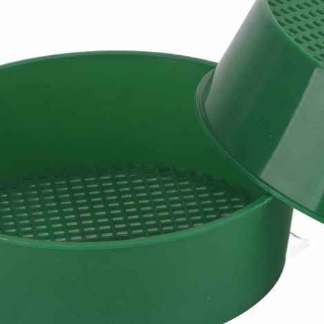 4 pièces Tamis de Jardin en Plastique pour Filtrage Sable et Pierres Plantes Succulentes