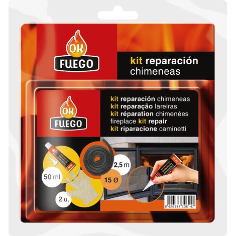 FLOWER kit reparacion chimeneas diam.15 50249 flower , KIT DE REPARACIÓN PARA CHIMENEAS Y ESTUFAS DE DIÁMETRO 15 REF. 50249 DE OKFUEGOFLOWER